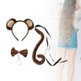 thumbnail image 2 of Conjunto de orejas y cola de animales Yuyangstore disfraz para fiesta temática, 2 of 8