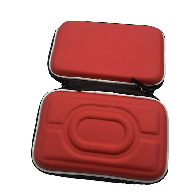 Pour GBA GBC Étui Rigide EVA Sac Pochette Protectrice Housse de Transport pour NDSi NDSL 3DS Rouge pour GBA GBC