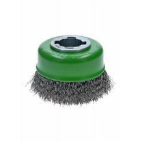 Bosch-WBX319 3 In. Wheel Dia. X-LOCK Arbor Stainless Steel Crimped Wire Cup Brush