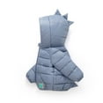 thumbnail image 2 of Povozer Baby Toddler Boy Girl Winter Dinosaur Hooded Puffer Jackets Coats Warm Zip-UP Padded Outerwear(Dark Blue,3-4 Years), 2 of 4