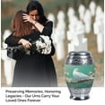 thumbnail image 4 of Small Dove Stand Tree Green Urns For Human Ashes Adult - Cremation Urns For Ashes For Men & Women - Mini Urn For Human Ashes - Adult Cremation Urn - Human Ashes Keepsake (Size - 3Inch, 2Pcs), 4 of 5