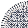 thumbnail image 5 of SAFAVIEH Sahara SAH407N Handmade Navy / Ivory Rug, 5 of 7
