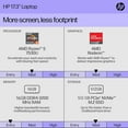 thumbnail image 3 of HP 17 inch Business Laptop Computer, 17.3" HD+ Touchscreen, AMD Ryzen 5 7530U, 16GB RAM, 512GB SSD, Wi-Fi 6, Bluetooth, Numeric Keypad, Brightview, Windows 11 Pro, 3 of 9