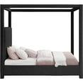 thumbnail image 6 of Meridian Furniture Eden Contemporary Boucle Fabric King Bed in Black, 6 of 7