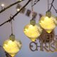 thumbnail image 5 of Bolas decorativas de Navidad transparentes y luminosas para hortensias | Adornos LED luminosos para colgar | Lámpara de cristal de bajo consumo de energía | Multicolor, 11x9x5,5cm | Instalación, 5 of 6