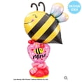 thumbnail image 3 of 18 inch Bee Mine Hearts Foil Mylar Balloon - Party Supplies Decorations, 3 of 3