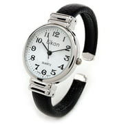 STC Black Snake Style Band Slim Case Women's Bangle Cuff Watch