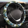thumbnail image 4 of Kdxio Lake Forest Dinosaur A Print Elastic Stretch Steering Wheel Cover,Auto Steering Wheel Cover,15 Inch Anti-Slip,Warm in Winter and Cool in Summer,Fit Suvs,Vans Cars,Trucks, 4 of 5