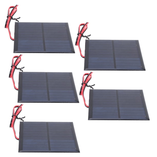 Módulo De Fuente De Alimentación, Panel Solar Epoxi, 6V 5 Piezas Para Luces Solares De Césped Luces Solares De Paisaje ANGGREK Otros