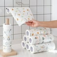thumbnail image 2 of 50 Pcs/Roll of Reusable Lazy Rags Kitchen Cleaning Dish Cloth Hand Towel Rolls, 2 of 6