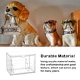 thumbnail image 2 of Bewildely Caja ciega transparente Caja de muñeca hecha a mano Cajas de almacenamiento de exhibición Contenedor a prueba de polvo Estante de Almacenamiento y organización del hogar cuatro capas, 2 of 6