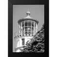 thumbnail image 2 of Taylor, Douglas 13x18 Black Modern Framed Museum Art Print Titled - Umpqua River Lighthouse BW, 2 of 5
