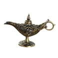 thumbnail image 3 of Statue Sculptures,Wishing Lamp Statues Home Desktop Decorations,Retro Lights Figurines Ornaments Living Room,Sculpture Collectible Artwork Bedroom Bookshelf,Zinc Alloy Decorative Statue Study Gloria Esculturas de estatuas, 3 of 9
