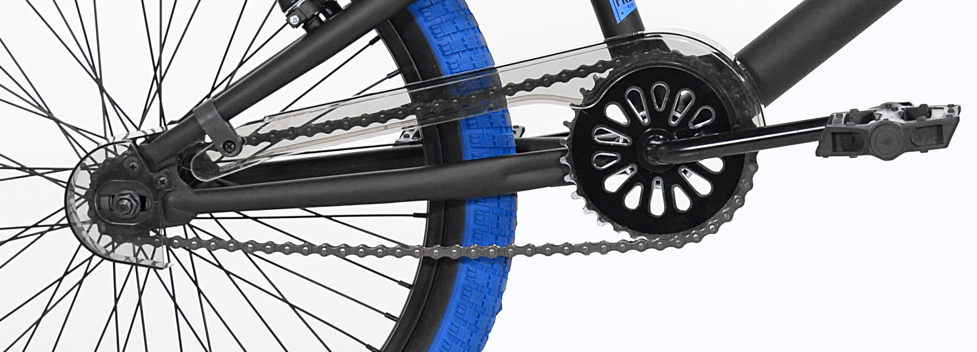 Kent Dread 20 Inch Boys BMX Bike, Blue/Black photo 6