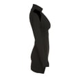 thumbnail image 5 of Listenwind Women's Sexy Mock Neck Bodycon Mini Dress, Long Sleeve Solid Color Hollow Out Split Hem Slim Fit Party Club Short Dress Clubwear, 5 of 8