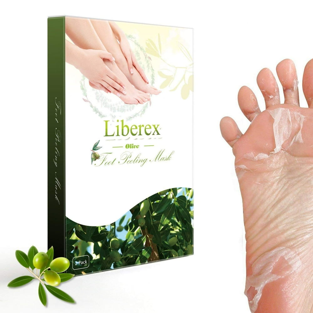 Liberex Exfoliating Foot Peeling Mask 2 Pairs Peel Booties for Callus