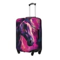 thumbnail image 2 of Haiem Watercolor Painting White Horse Luggage Cover Printed Suitcase Covers for Luggage Elastic Washable Suitcase Protector Fits 18-32 Inch Luggage-Large, 2 of 8