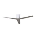 thumbnail image 2 of Eliza-H 3-blade ceiling mount paddle fan in Gloss White finish with brushed nickel ABS blades., 2 of 6