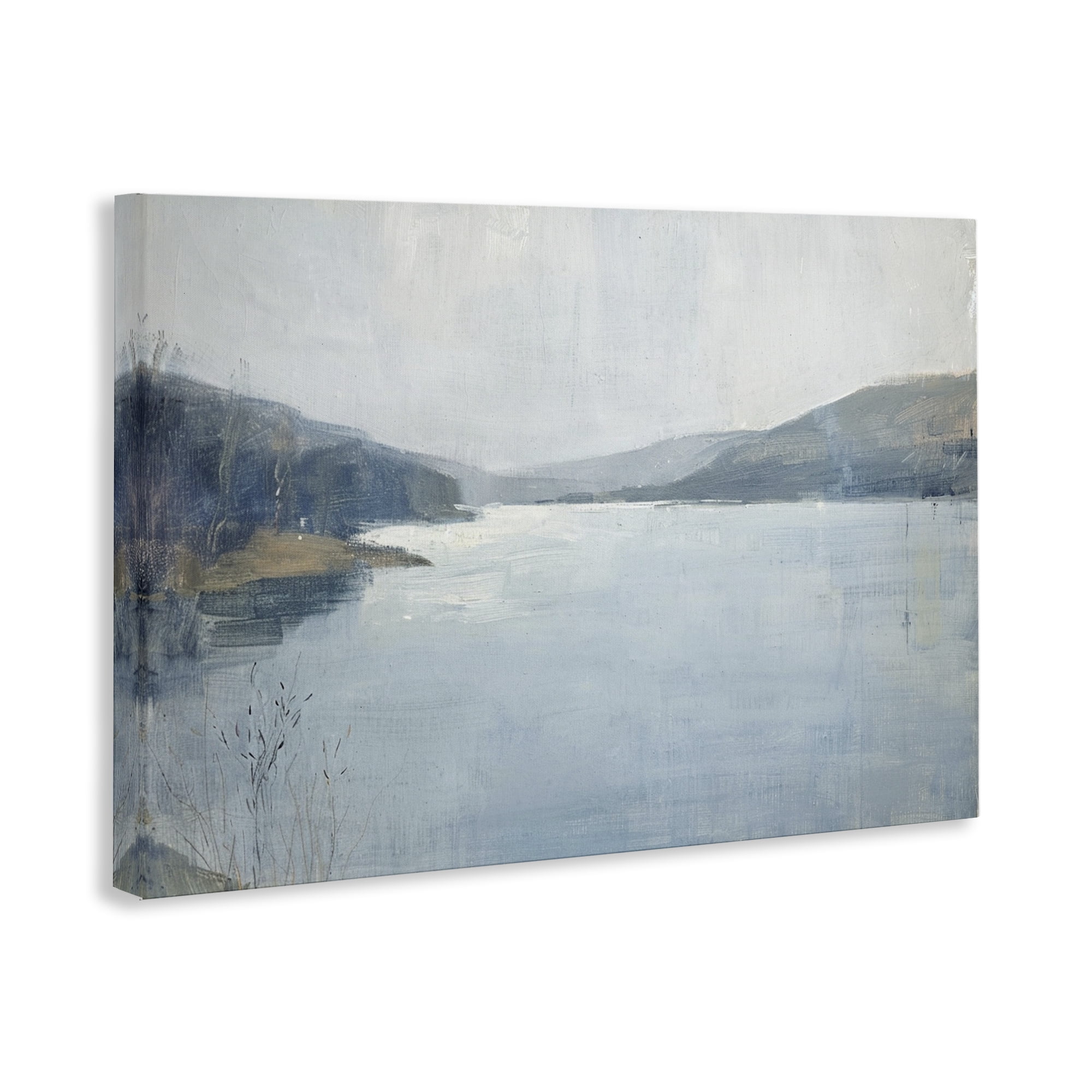 Stupell Industries Faded Distant Mountains Landscape & Nature Painting Wrapped Canvas Art Print Wall Art, 30 x 20