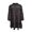 Black, variant on Beach Bikini Cover Up Shirt Lapel Flared Long Sleeve Single Breasted Swimsuit Coat Hollow Out Women Mid-length Shirt