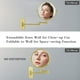 thumbnail image 5 of Espejo de maquillaje Nicesail Gold montado en la pared con aumento 7X, 5 of 7