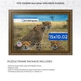 thumbnail image 2 of ArtToFrames 15x10.02 Inch - 38x26 CM Gold Puzzle Frame for 1000 piece Puzzles.1.40 Inch Custom Wood Puzzle Frames, Dark Gold - Comes with Regular Glass, 2 of 6