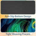 thumbnail image 4 of Peacock Feathers Gaming Mouse Pad Desk Mat Desk Pad, Non-Slip Rubber Bottom, Printed, Square 8.3x9.8 Inch - Suitable for Office and Gaming, 4 of 6