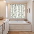 thumbnail image 3 of Green Botanical Kitchen Curtains 63 Inch Length, Spring Summer Birds Watercolor Grommet Top Bedroom Living Room Curtains, Light Filtering Cafe Curtain Drapes 2 Panels Set 84''x63'', 3 of 9