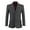 Dark Gray, variant on Boy's Light Gray Suit Jacket Formal Suit for Wedding Church Birthday Party Prom School Homecoming Stage Show