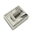 thumbnail image 3 of Storus Smart Money Clip Card Holder Money Clip Front Pocket Wallet for Men, Gift, Valentine, Father's Day, Graduation - Polished Stainless Steel Finish, 3 of 6