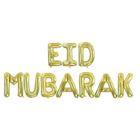 Eid Mubarak Balloon Banner