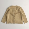 thumbnail image 1 of Cárdigans para niños, suéteres, suéter elegante y versátil de Color sólido, prendas de vestir para niños y niñas, ropa para niños de primavera y otoño, 1 of 6