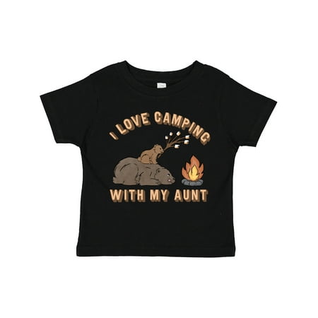 

Inktastic I Love Camping with My Aunt Gift Toddler Boy or Toddler Girl T-Shirt