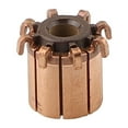 thumbnail image 1 of 1PC 10.4x 4x 11.6（12) mm 8P Teeth Copper Hook Type Electrical Motor Commutator, 1 of 8