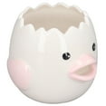 thumbnail image 3 of Egg Separator Ceramic Quick Separation for Easy and Efficient Egg White and Yolk Separation Hand Painted Cute Chick Shape Large Capacity, 3 of 8