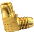 thumbnail image 1 of 3/8" MPT Brass 90 Degree Flare Elbow, 1 of 1