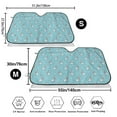 thumbnail image 7 of Lsque Cute Poodle Dog Car Windshield Sun Shade | Accordion Folding Style Auto Shade for Car Truck SUV Van | Blocks UV Rays Sun Visor Protector | Small, 7 of 7