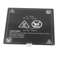 thumbnail image 2 of Cama caliente para impresora 3D de aluminio de 220 x 220 mm y 3 mm de grosor con cable de 90 cm y 12 V CC., 2 of 14