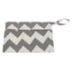 thumbnail image 2 of Bolsa de Pañales para Bebés, Bolsa de Cosméticos , Bolsa de Maquillaje Multifunción, Organizador de Neceser Ola gris Yotijar Totalizador seco mojado impermeable, 2 of 10