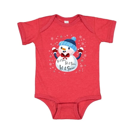 

Inktastic Holiday Snowman Gift Baby Boy or Baby Girl Bodysuit