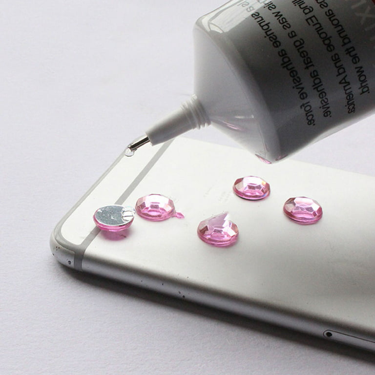 B7000 Glue 15ml Industrial Strength Super Adhesive Clear Liquid B-7000 Glue  Diy Phone Case Crafts Pearls Jewelry Rhinestones(Color: White)