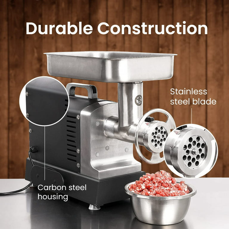 Powerful Meat Grinder With 3 Bi-level Blades And 304 Stainless