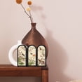 thumbnail image 7 of vlrwzc Mini Folding Screen, 3 Panel Divider, Chinese Style Vintage Desktop Folding Screen Feng Shui Ornaments for Home Office New Year Decoration, 7 of 7
