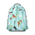 thumbnail image 3 of Compact Travel Backpack with Artistic Puppy and Dog Bone Pattern Lightweight School Bag Cute Small Backpack for School Daily Carry, 3 of 6