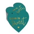 thumbnail image 1 of Inkdotpot Étiquette en Papier Doré "Love Is Sweet" pour Mariage 100 Pcs, 1 of 6