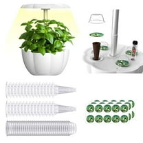 Mouliraty Green Seed Pod Kit Green Leafy Vegetables, Romaine And Butterhead Lettuce Seed Pod Kit (Kit 1: 30pcs/set (Seedling Cover. Stickers. Planting Basket) Kit 2: 30p