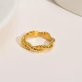 thumbnail image 6 of EOEMY 5mm Twisted Ring Gold Color Finger Ring Stainless Steel Women'S Wedding Size 6-8, 6 of 6