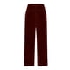 thumbnail image 4 of Pantalones largos para hombre, color liso, rectos, de tubo, con terciopelo, cintura alta, con cremallera y bolsillo, de pana, de poliéster., 4 of 5
