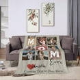thumbnail image 5 of Best Mom Photo Custom Blankets With Photos And Name, Mom Christmas Photo Gift, Personalized Mom Birthday Gifts, We Love You Mom Blanket, 5 of 6