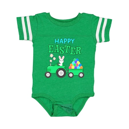 

Inktastic Happy Easter Bunny and Tractor Gift Baby Boy or Baby Girl Bodysuit
